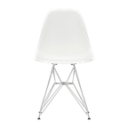 4 Vitra Eames Dsr Stoelen Wit/Verchroomd thumbnail 1