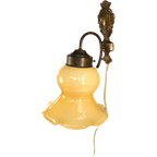 Vintage Wandlamp Glas thumbnail 1