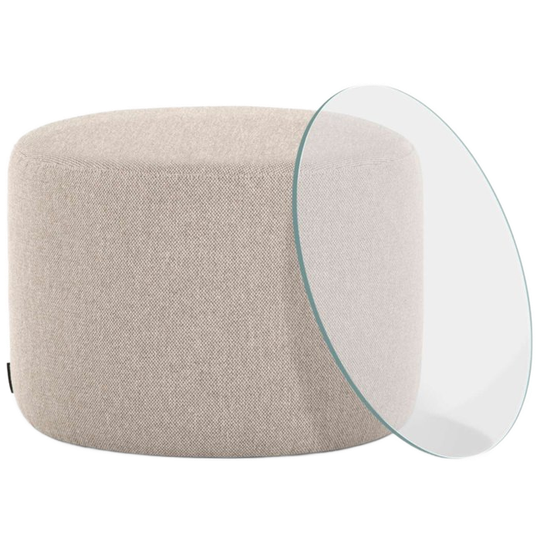 Sofacompany | Glory Glazen Blad Voor Poef Nr. 9 1