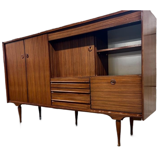 Vintage Xl Kast / Highboard / Wandkast 1