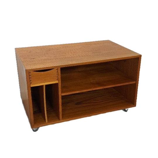 Deens Design Teak dyrlund Lp Tv Meubel Vintage 1