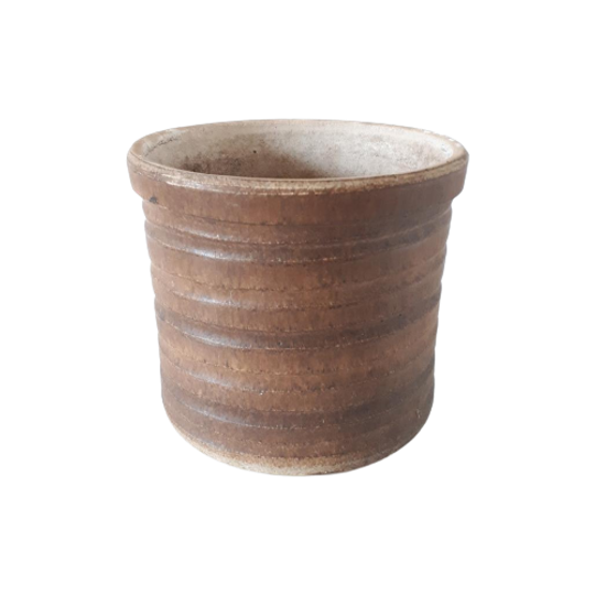70's Grote Vintage Bloempot Retro Pot Voor Kamerplant Of Palm 1