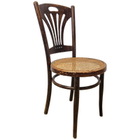 Antieke Art Nouveau Weense Jakob En Josef Kohn Stoel (thonet Stijl) Antique Webbing Chair