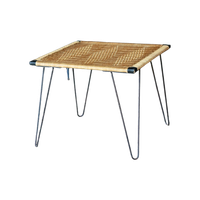 Rotan Woonkamertafel Uit De Jaren 50
