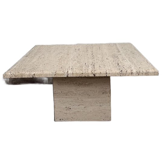 Travertin Salontafel Vierkant 1
