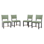 Set Of 4 Chairs / Eetkamerstoel / Stoel From Otto Schulz 1940’s Sweden thumbnail 1