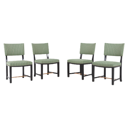 Set Of 4 Chairs / Eetkamerstoel / Stoel From Otto Schulz 1940’s Sweden 1