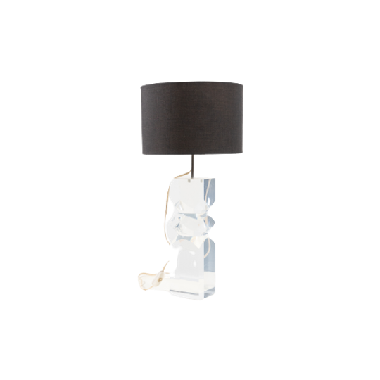 Italian Design Table Lamp / Tafellamp By Alessio Tasca For Fusina 1970’s 1