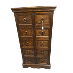 Massief Houten Apotheekkastje Met 12 Laden thumbnail 1