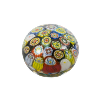 Murano - Milifiori - Seguso - Italie - Venezia- Paperweight - Designglas - 80'S