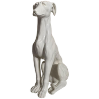 Italiaans Design Object: Greyhound, Keramiek, 74cm Hoog!