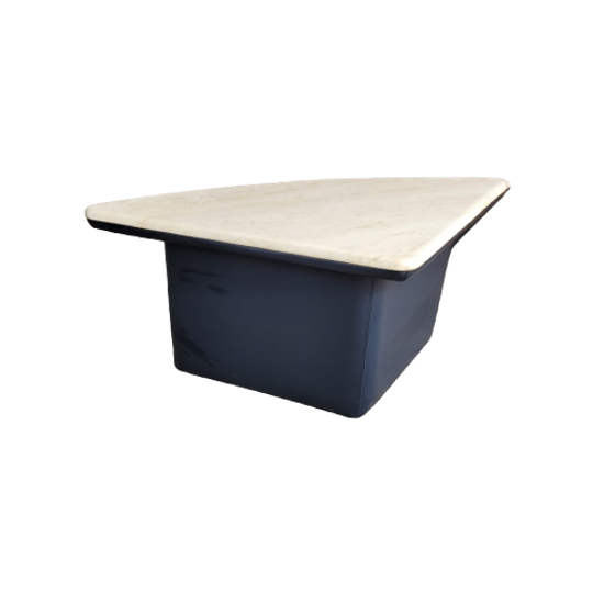 De Sede Bijzettafel - Travertin Met Leder 1