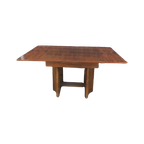 Fraaie Uitschuifbare Art Deco Tafel. thumbnail 1