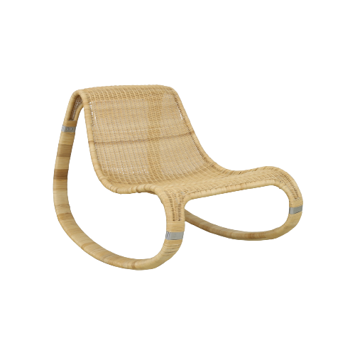 Handwoven Rocking Chair By James Irvine For Ikea, 2000S