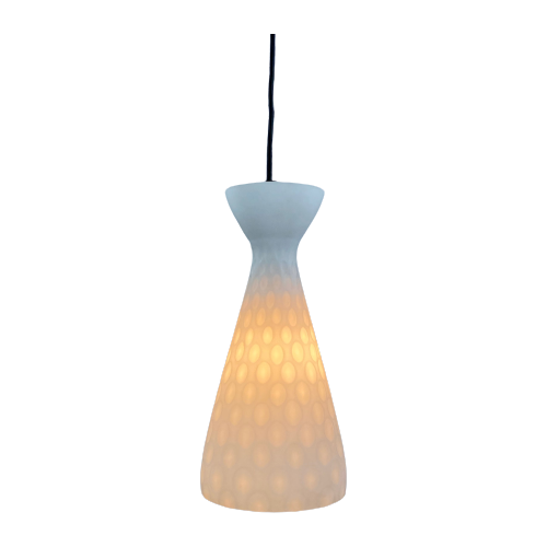 1 Of 5 Glass Pendant Lights By Aloys Gangkofner Ibiza For Peill & Putzler 1960