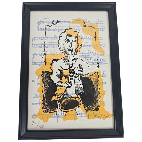 Grafiek - Marijn Moree - 'allegro' - Zeefdruk - Gesigneerd - 2019 1