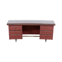1950’s Curved Desk From Umberto Mascagni, Italy