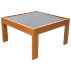 Vintage Salontafel | Leisteen | Eiken Frame thumbnail 1