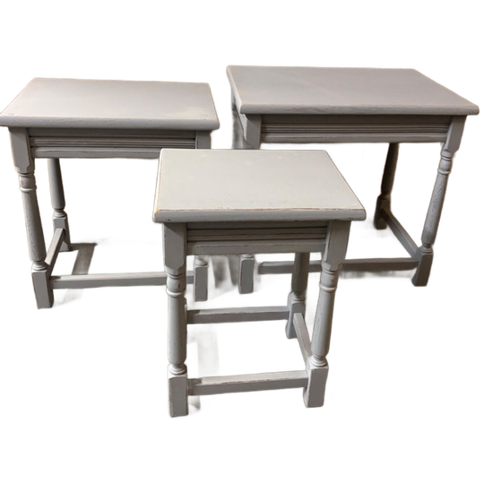 Vintage Brocante Bijzettafels 1