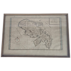 Ets - Kaart Van Martinique - 'Carte De L' Isle La Martinique - 18E Eeuw thumbnail 1