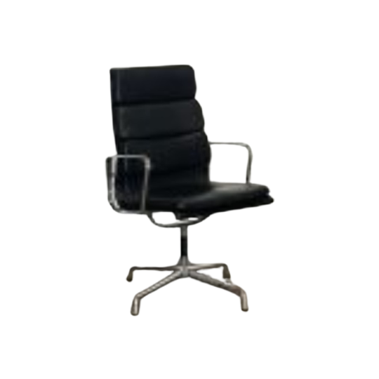 Vitra Ea 209 Soft Pad Stoel Met Hoge Rugleuning, Draaibaar En Armleuningen 1