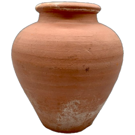 Vintage Handwerk Grote Terracotta Vaas 1
