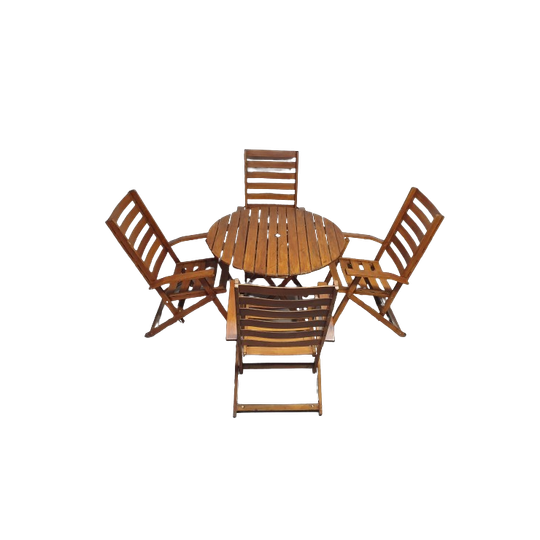 Ico Parisi Garden Seating Set By Reguitti Chairs / Table 1