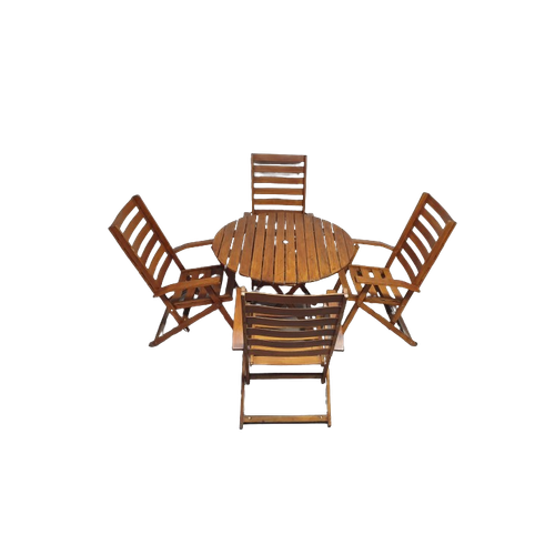 Ico Parisi Garden Seating Set By Reguitti Chairs / Table