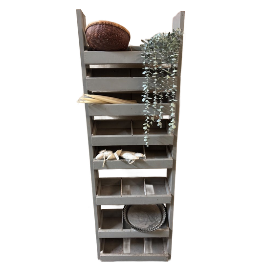 Brocante Grutterskast / Vakkenkast / Rek 1