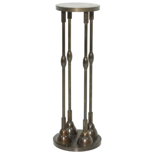 Art Deco Bronze Pedestal 1930s 1