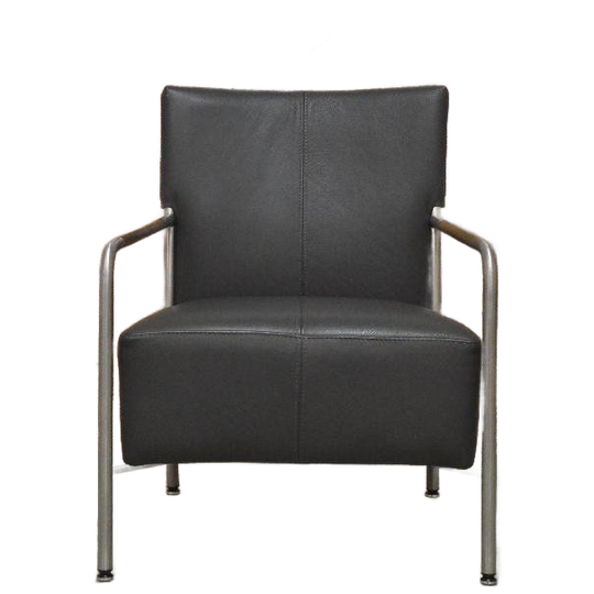 Bert Planatgie | Zganieuw! Grijze Leren Class Design Fauteuil! 1