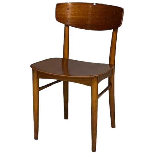 Deense Eettafelstoelen 2x Vintage Teakhout Deens Prijs P/st 1