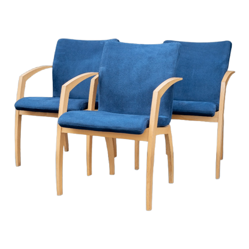 3X Leolux Camarilla | Stoel Blauw | Design