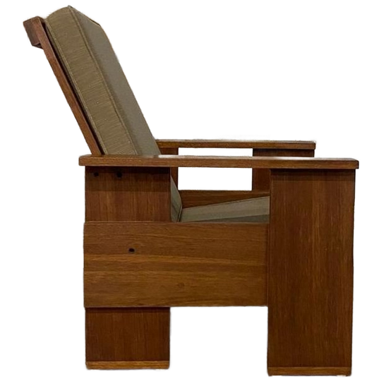 Vintage Kratstoel, Stoel. A’damse School. Sixties 1