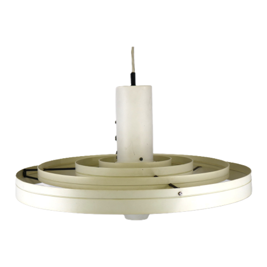 Zeldzame Witte Fibonacci Plafondlamp Van Sophus Frandsen Voor Fog En Morup *** Mid Century Modern 1