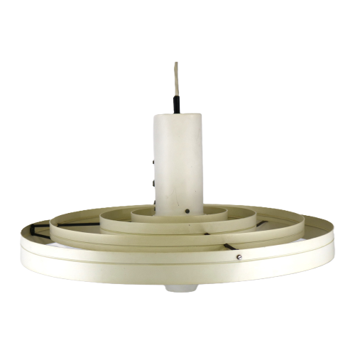 Zeldzame Witte Fibonacci Plafondlamp Van Sophus Frandsen Voor Fog En Morup *** Mid Century Modern