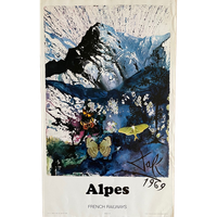 Salvador Dali (1904-1989), Chemins De Fer Francais (Alpes), 1969