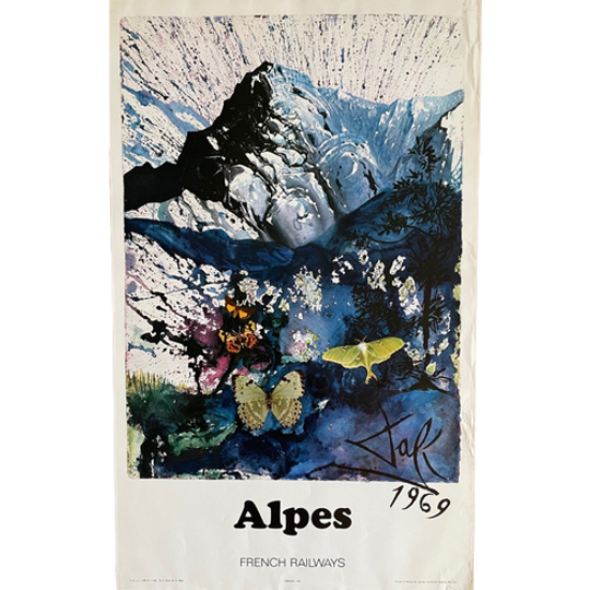 Salvador Dali (1904-1989), Chemins De Fer Francais (alpes), 1969 1