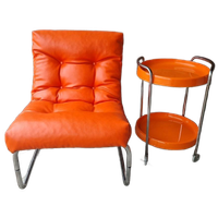 Set Vintage IKEA Pixi Fauteuil + Vintage Trolley Space Age