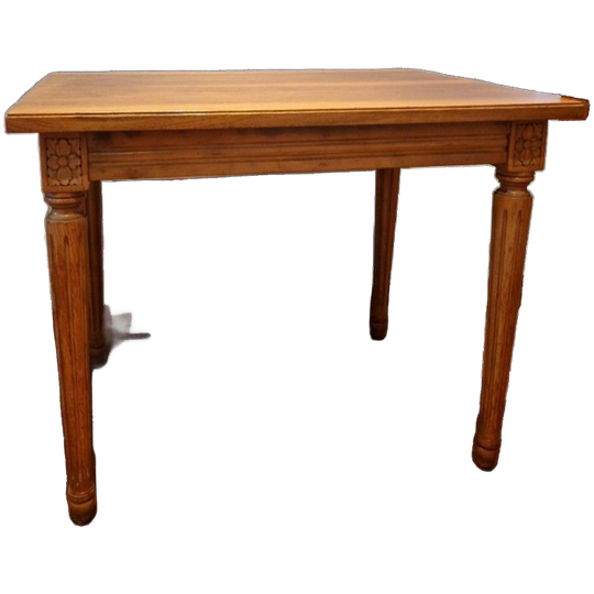 Set Van 2 Klassieke Walnoot Bijzettafels Walnut Tafels 1