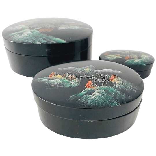 Set Vintage Chinese Lakdoosjes 1