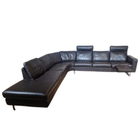 Cor Conseta Hoekbank - Bruin - Leder - Design - Möller -zgan
