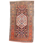 Vintage Oud Vloerkleed Handgeknoopt En In Oosterse Stijl Met Prachtige Kleuren 228x114cm thumbnail 1