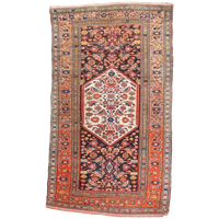 Vintage Oud Vloerkleed Handgeknoopt En In Oosterse Stijl Met Prachtige Kleuren 228x114cm