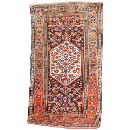Vintage Oud Vloerkleed Handgeknoopt En In Oosterse Stijl Met Prachtige Kleuren 228x114cm 1