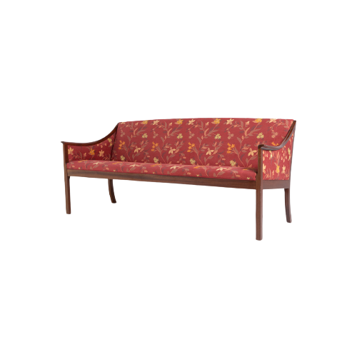 Ole Wanscher Three Seats Sofa From P. Jeppensen