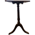 Antieke Strak Engelse Tilt Top Tafel, Kanteltafeltje Bijzettafeltje, Wijntafeltje thumbnail 1