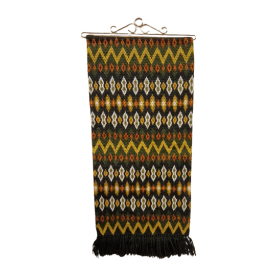 Zweeds Vintage Wollen Wandkleedje Wandkleed Muurkleed 1
