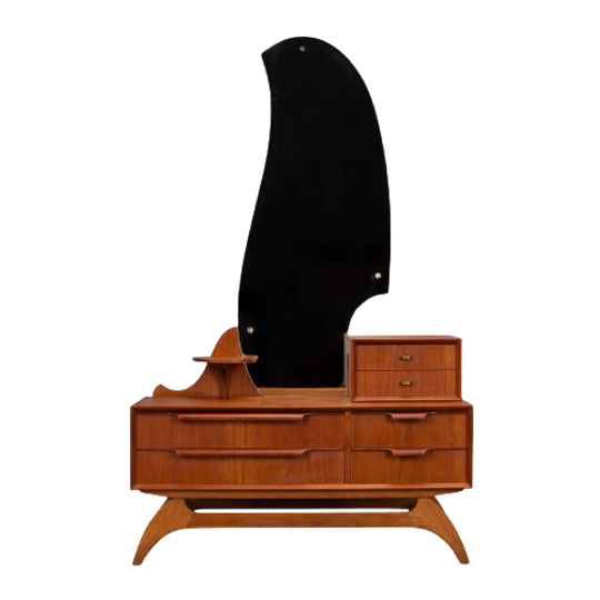 Deens Design Vintage Teak Kaptafel, 1960s 1