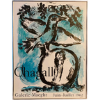 Chagall Tentoonstellings-Poster Galerie Maeght 1962 thumbnail 1